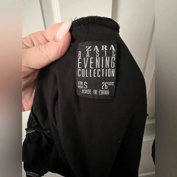 Zara | Vintage Y2K Evening Collection Bedazzled Turtle  Neck | Size S [200] - Picture 3 of 7